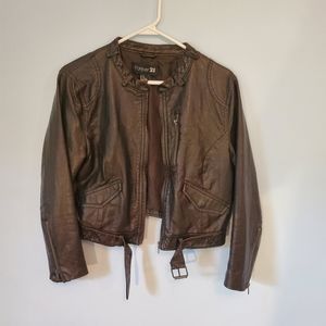 Faux Leather Jacket